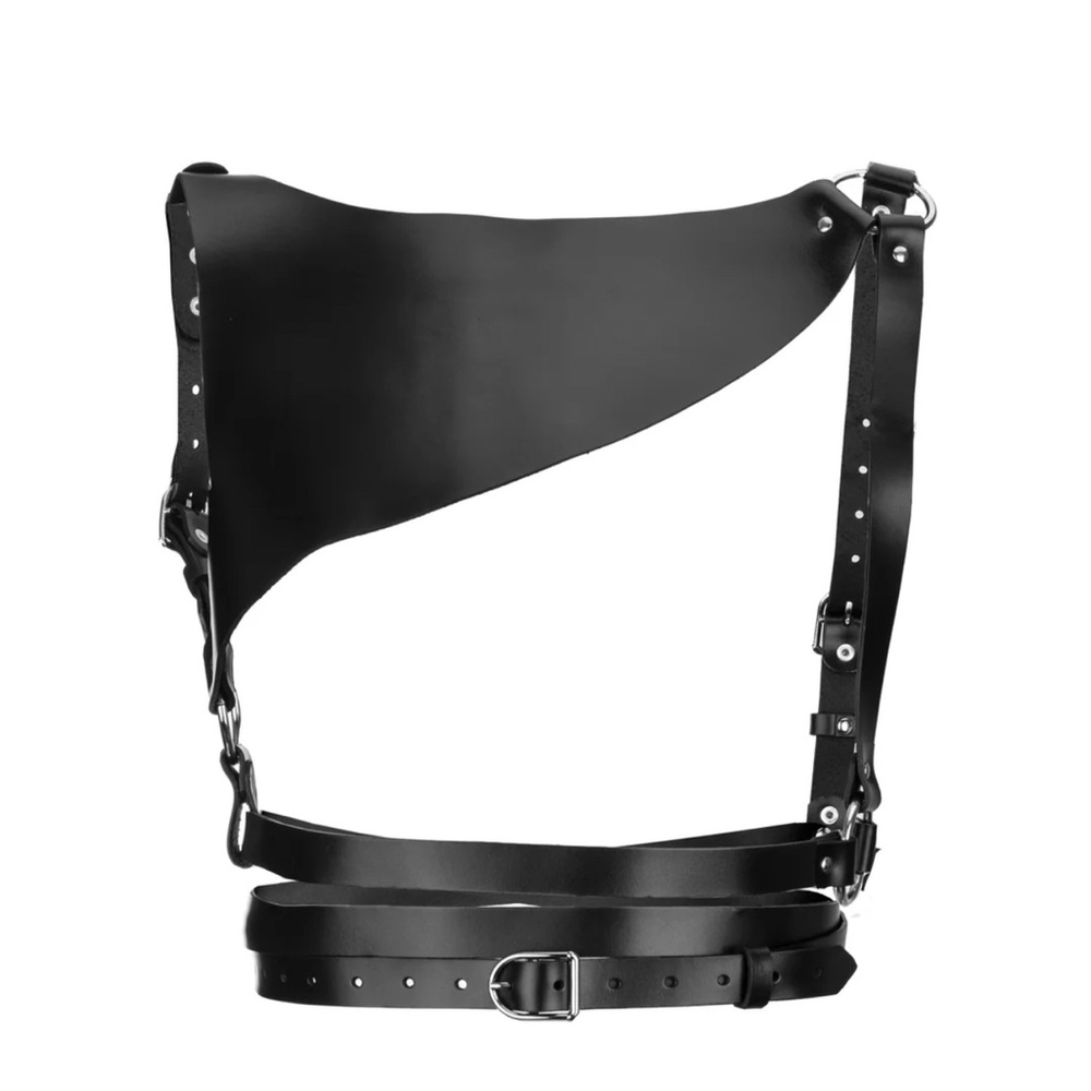 Black Leather Women's Belt